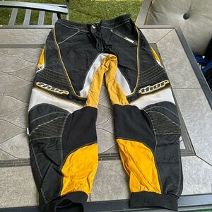 THOR MX Phase Motocross Pants 36 Black Gold Dirt Bike Offroad Racing